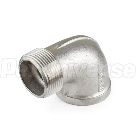 1 1 4 304 Stainless Steel 90 Street Elbow MNPT X FNPT Threaded