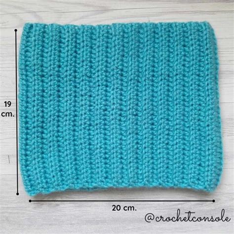 Cuello fácil a crochet tejido con un rectángulo Crochet con Sole