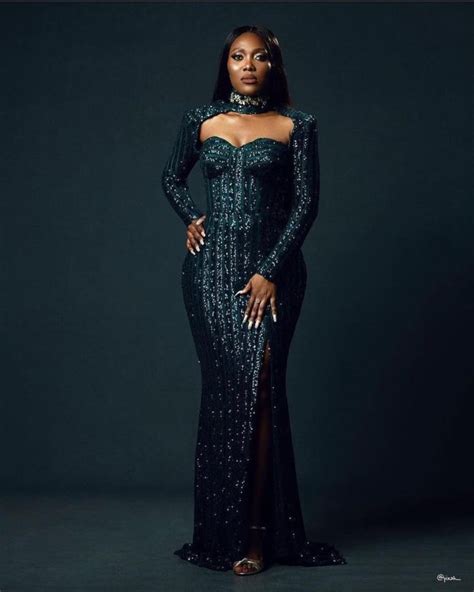 Exquisite Sequence Material Gown Styles In Nigeria OD9JASTYLES