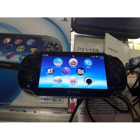 Jual Sony Ps Vita Fat PCH 1106 ZA01 CRYSTAL BLACK Original Sony