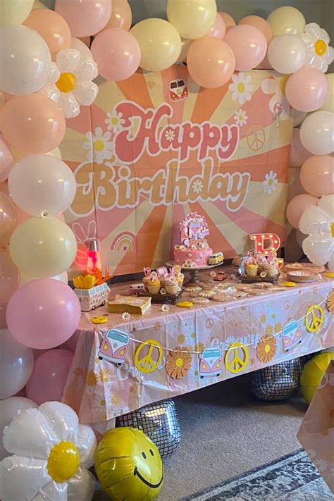 Hippie Birthday Party Nd Birthday Party For Girl Hippie Party Nd