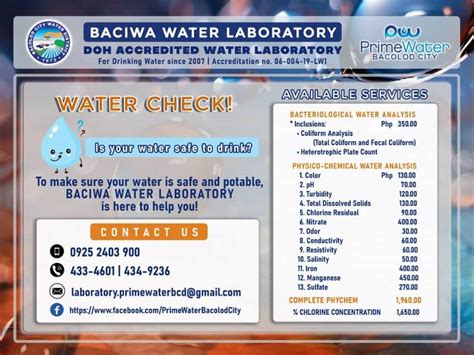 Primewater Working To Boost Water Supply Baciwa Primewater Bacolod City