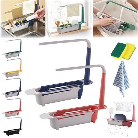 Amazon Prosperousk Sink Organizer Telescopic Sink Storage Rack