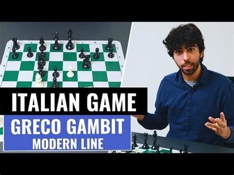 Italian Game | Giuoco Piano | Greco Gambit – Modern Line | Chess ...