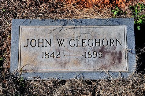 John Wesley Cleghorn Find A Grave Memorial