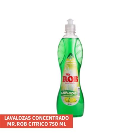 Lavalozas Concentrado Lavado Manual Mr Rob Antigrasa C Trico Ml Unidad