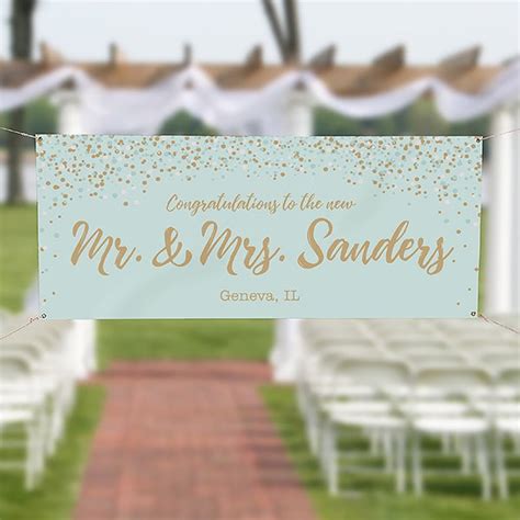 Personalized Wedding Banner - Sparking Love