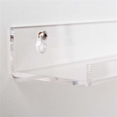 Acrylic Bathroom Shelves Set Of 2 Versatile Slim Space Saving