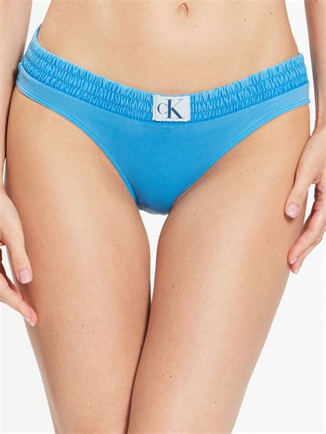 Calvin Klein Swimwear Bikini Pezzo Sotto KW0KW01990 Blu Modivo It