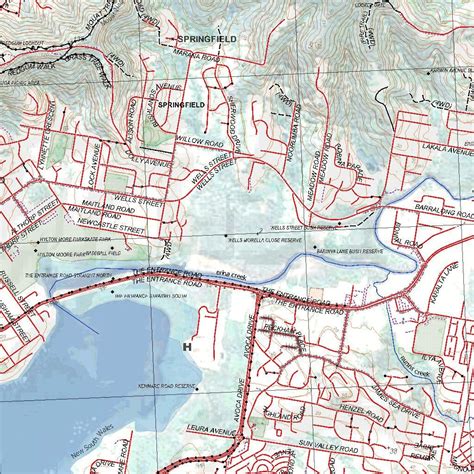 Getlost Map 9131-2S Gosford NSW Topographic Map V15 1:25,000 by Getlost ...