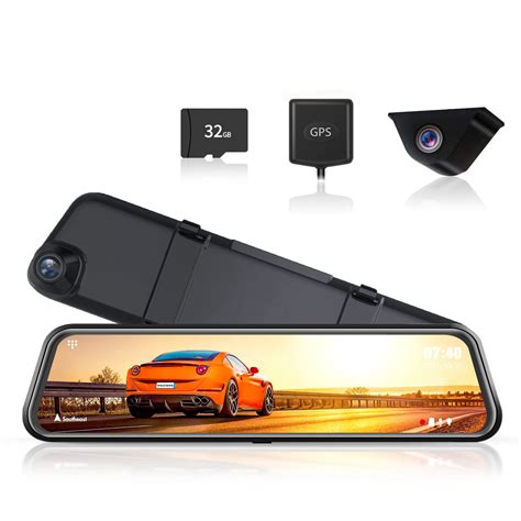 Buy Mirror Dash Cam 2 5K Camera WOLFBOX Rear View Dashcam 12 Full HD