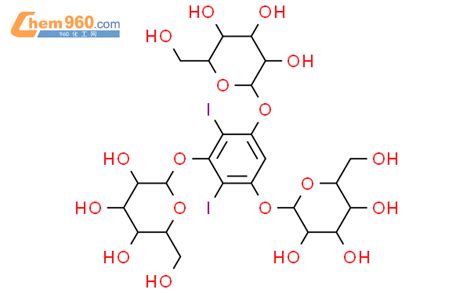 58163 18 1135 三beta D 吡喃葡萄糖基氧基 24 二碘苯化学式、结构式、分子式、mol 960化工网