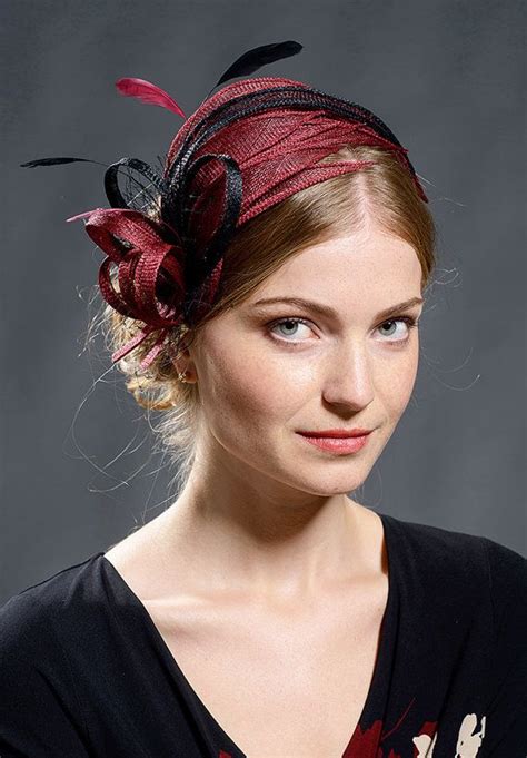 Black Fascinator Fascinate Black Church Hat Black Headpiece Black