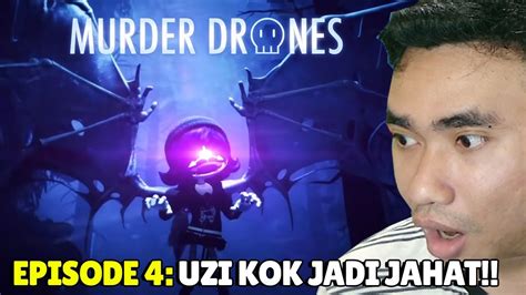 Reaction Murder Drones Episode 4 Cabin Fever Bahasa Indonesia Uzi Menjadi Murder Drones Zombie