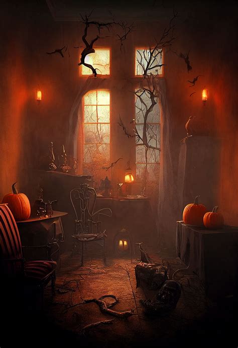 Haunted House Halloween Interior by ElmosCrackPipe on DeviantArt