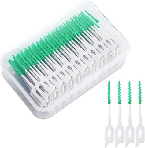 MIVAIUN 200 adet diş arası fırçalar diş ipi fırçası adaptif interdental