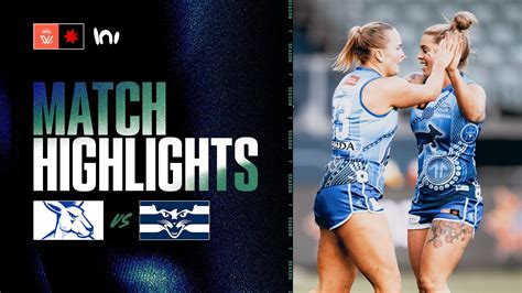 North Melbourne V Geelong Cats Highlights Round 4 S7 Aflw Youtube