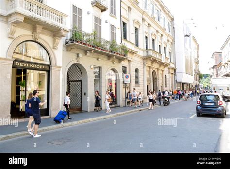 Via Montenapoleone - Via Montenapoleone, Milano: luxury shopping street with most famous ...