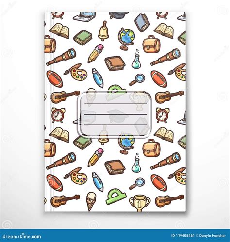 Book cover template stock vector. Illustration of graphic - 119405461