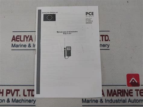 Pce Group Pce T317 Thermometer Pt100 Aeliya Marine