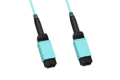 Cablelera Mtp Female To Female Om4 Multi Mode 12 Fibers Trunk Cable Type B 2 Meter Amazon