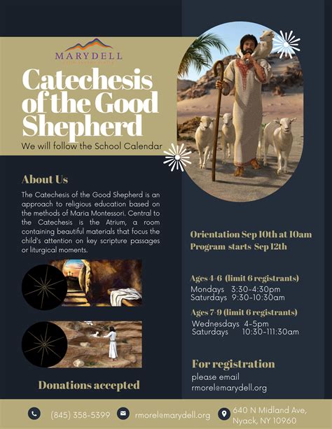 Catechesis Of The Good Shepherd Marydell Faith And Life Center