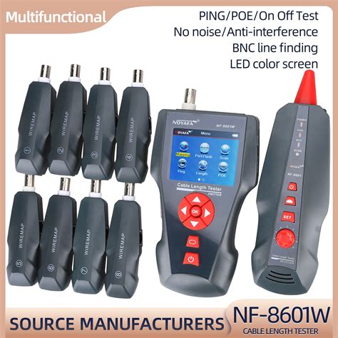 Nf 8601w Multi Functional Network Cable Tester Lcd No With Length