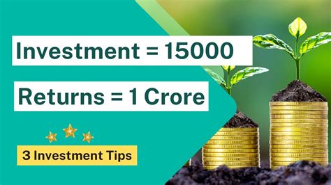 3 Best Investment Tips To Make 1 Crore From 15k Eqsis Youtube