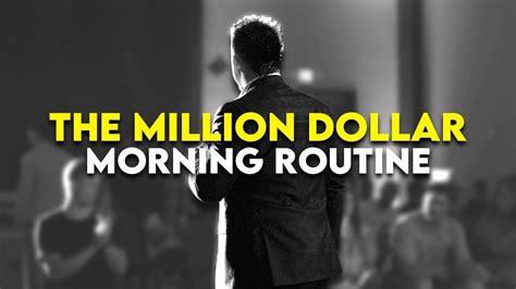 Creating The Ultimate Million Dollar Morning Routine Youtube