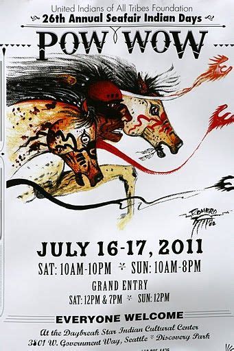 Seafair Pow Wow 2011 Western Posters Pow Wow Album Art