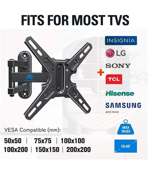 Mounting Dream Md Mx Full Motion Tv Mount With Center Design