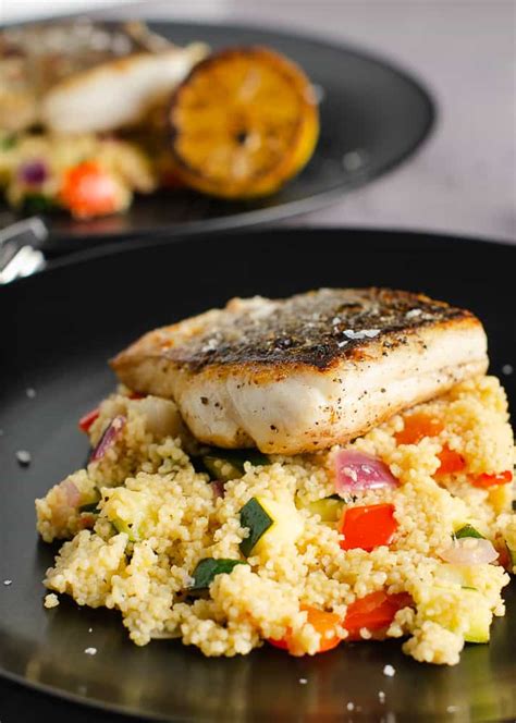 Hake With Lemon Couscous Lost In Food