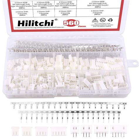 Buy Hilitchi Pcs Mm Pin Housing And Male Female Pin Head