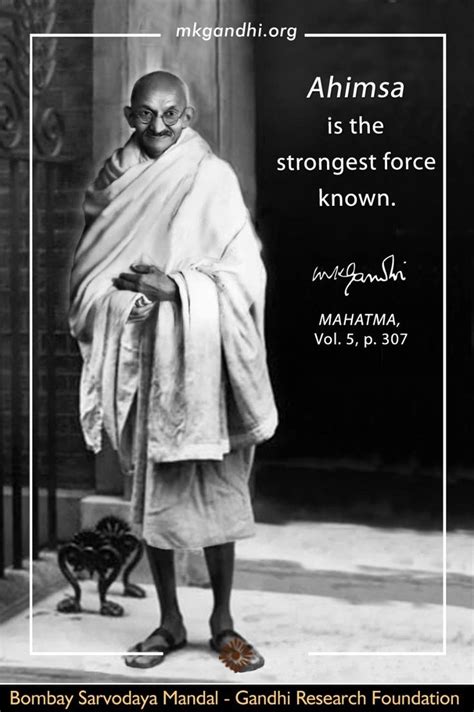 Thought For The Day ( AHIMSA ) | Ahimsa, Gandhi quotes, Mahatma gandhi