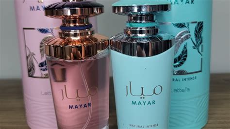 Mayar Natural Intense y Mayar rosa de Lattafa pequeña reseña YouTube