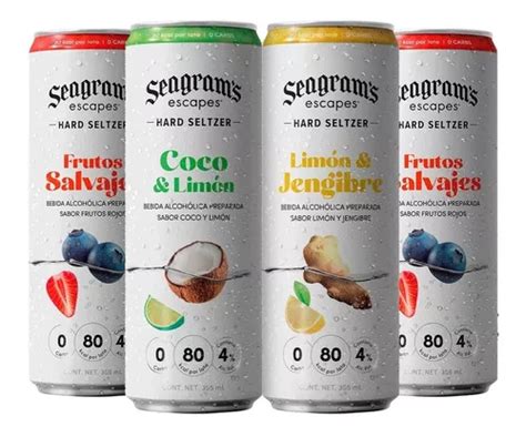 Seagrams Escapes Hard Seltzer Sabores Latas Ml Env O Gratis