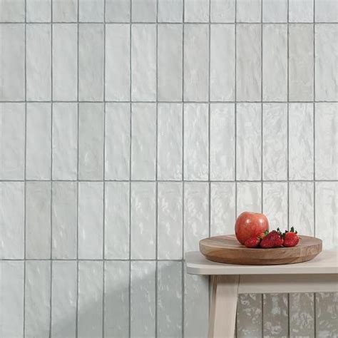 Ivy Hill Tile Kingston White 3 In X 8 In Polished Ceramic Wall Tile