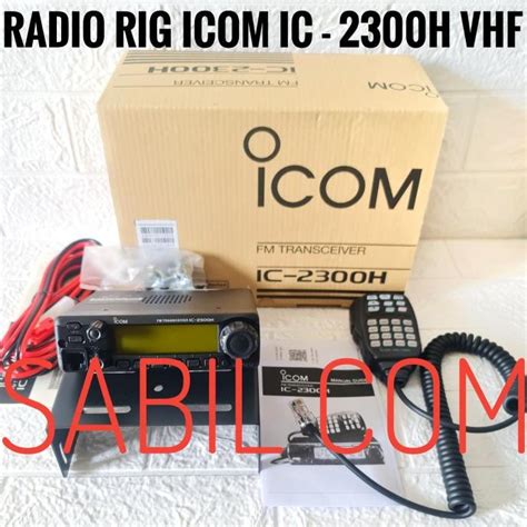 Jual Radio Rig Icom Ic H Vhf Rig Icom Original Garansi Resmi