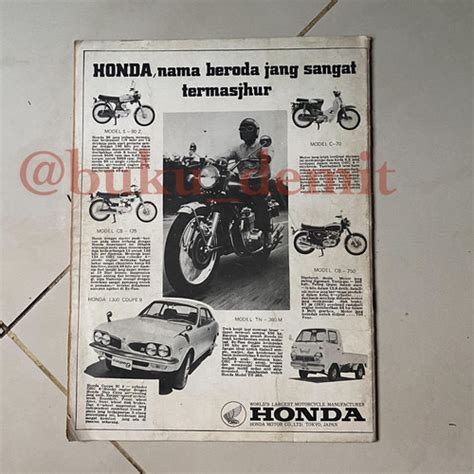 Jual Iklan Motor HONDA Jadul Iklan Jadul Produk HONDA MOTOR Kab