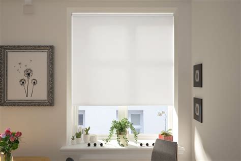 Amazon White Dimout Roller Blind | DotcomBlinds