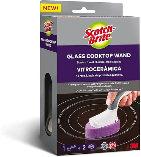 Scotch Brite Glass Cooktop Cleaning Wand 1pack 2 Refill Heads Amazonca Home