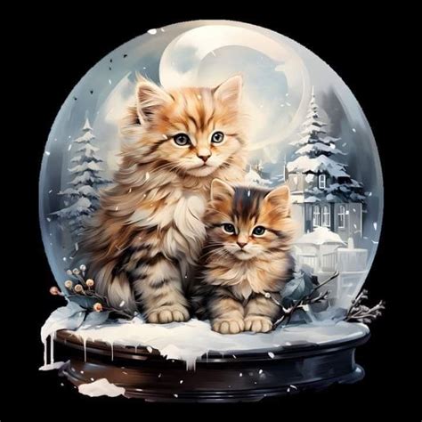 Pin By Virginia Lovell On Winter In 2024 Cat Art Cats Illustration