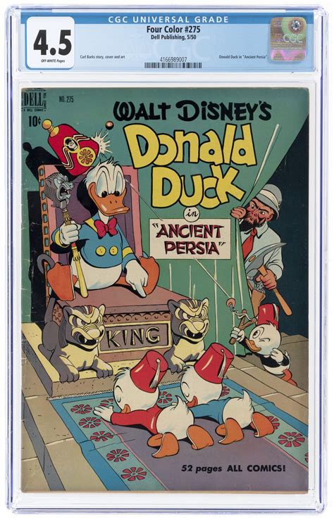 Hake S FOUR COLOR 275 MAY 1950 CGC 4 5 VG DONALD DUCK