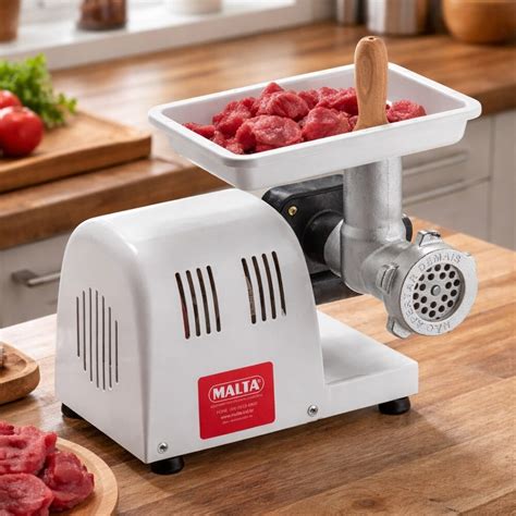 Moedores De Carne Eletrico - Moedor de Carne Elétrico Malta, Branco - Bivolt | taQi