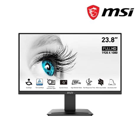 MSI PRO MP2412 Business Productivity Monitor 23 8 Inch Full HD