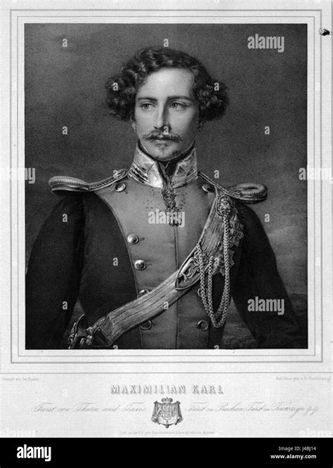 Prince Maximilian Karl Von Thurn Und Taxis Stock Photo Alamy