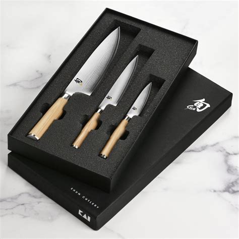 Shun Classic Blonde Knife Set - 3 Piece – Cutlery and More