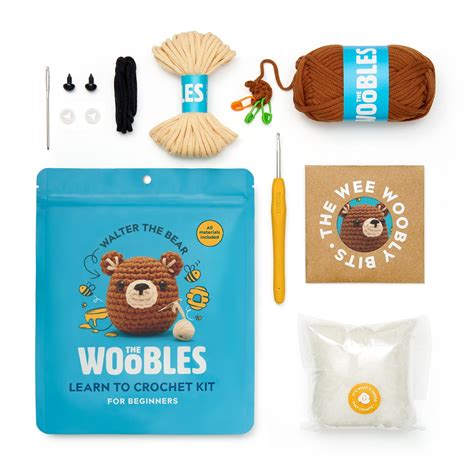 The Woobles Beginner Crochet Amigurumi Kits Turtle Walmart