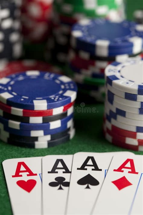 Playing Cards and Poker Chips Stock Image - Image of wager, game: 80316155