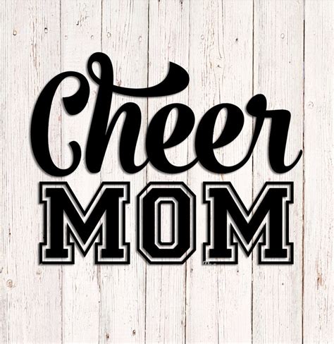 Cheer Mom Decal Cheer Mom Sticker Car Decal Window Decal Etsy